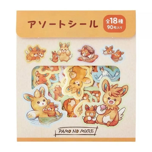 Pokemon Center Original PAMO NO MURE Stickers Set JAPAN OFFICIAL