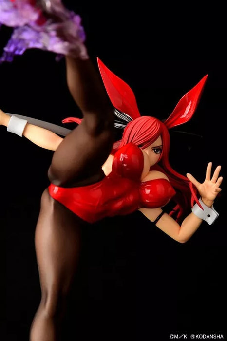 Fairy Tail Erza Scarlet High Kick ver. Crimson Bunny 1/6 Figure JAPAN OFFICIAL