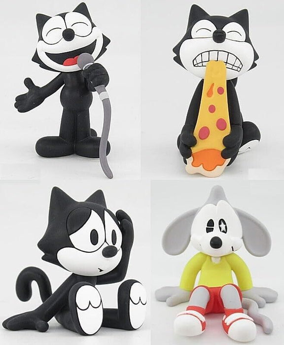 Felix The Cat Figure Collection All 4 tipi Figure Capsule Toy Japan Funzionario