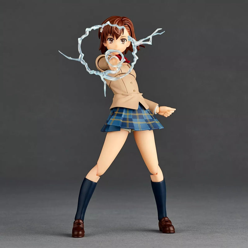 Revoltech Toaru Kagaku no Railgun Mikoto Misaka Winter Uni Ver. Figura d'azione