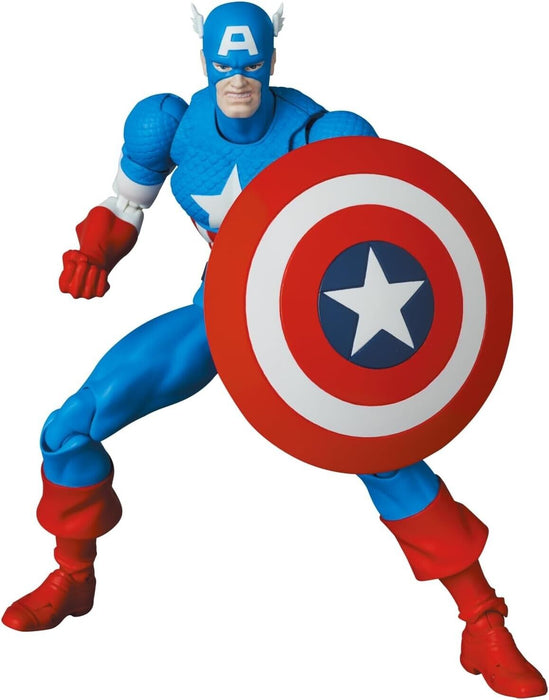 Medicom Toy Mafex Nr. 217 Captain America Comic Ver. Aktionsfigur Japan