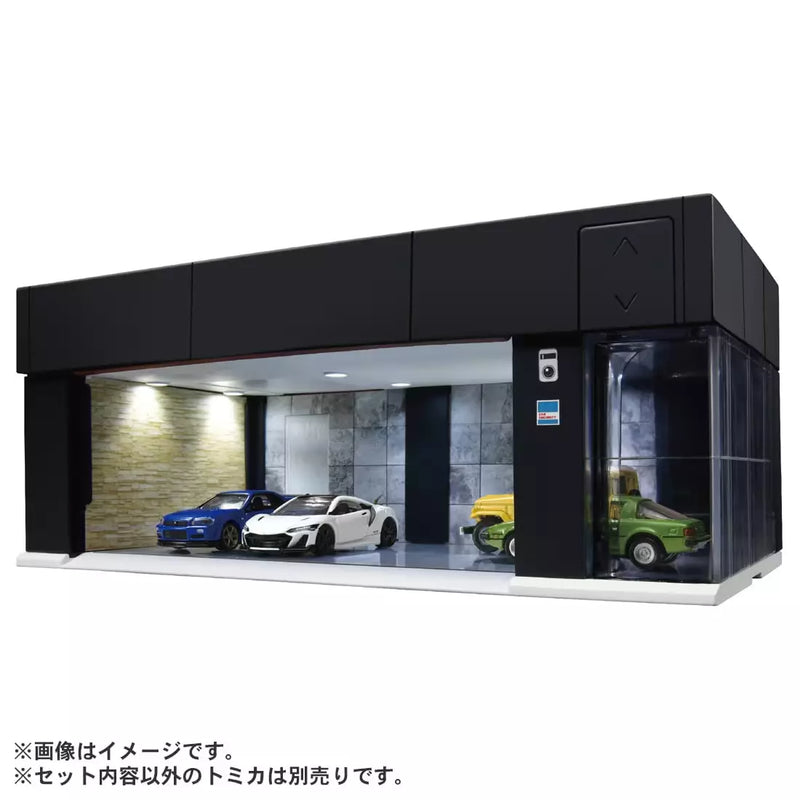 Takara Tomy Tomica GARAGE PREMIUM BLACK Edition with Honda NSX Takara Tomy Tomica GARAGE PREMIUM BLACK Edition with Honda NSX
