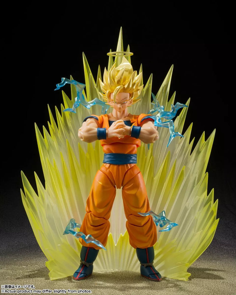 BANDAI S.H.Figuarts Dragon Ball Z Super Saiyan 2 Son Goku Efecto Piezas Set JAPÓN
