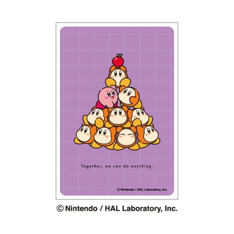 Character Sleeve Mini Kirby play with Waddle Dee ENS-10 JAPAN OFFICIAL