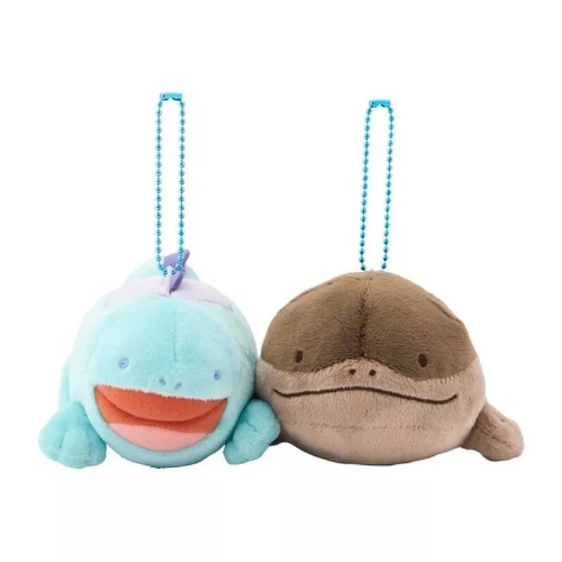 Pokemon Center Original Magnetic Plush Keychain Quagsire & Clodsire JAPAN