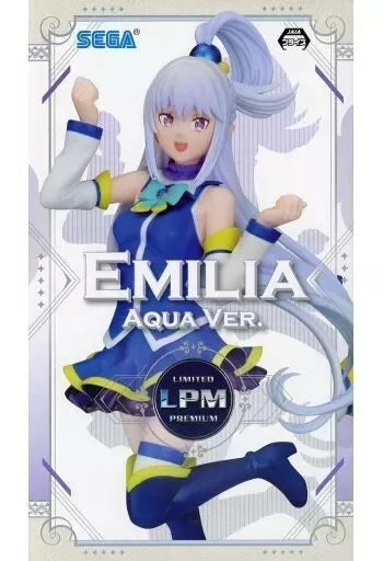 Sega re zero Emilia aqua ver Limited Premium Figura LPM Japan Oficial