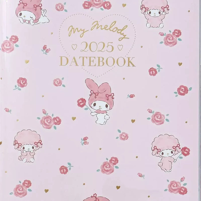 Sanrio My Melody A5 Datebook 2025 Schedule Book JAPAN OFFICIAL