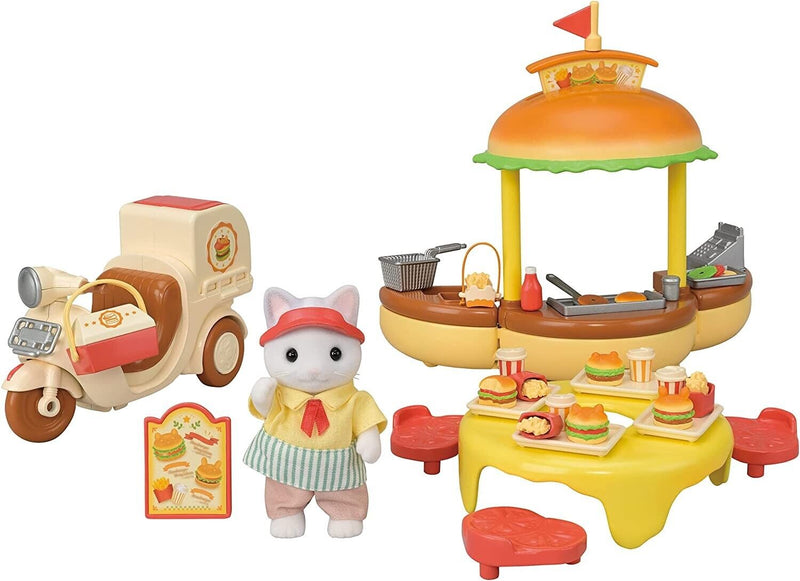 Epoch Familias Sylvanian Hamburger Wagon Mi-91 Japón Oficial