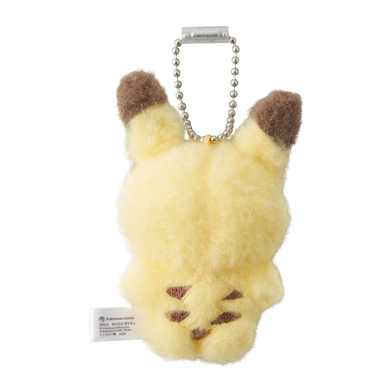 Pokemon Center Original Howahowa Tenohira Pikachu Plush Keychain JAPAN OFFICIAL