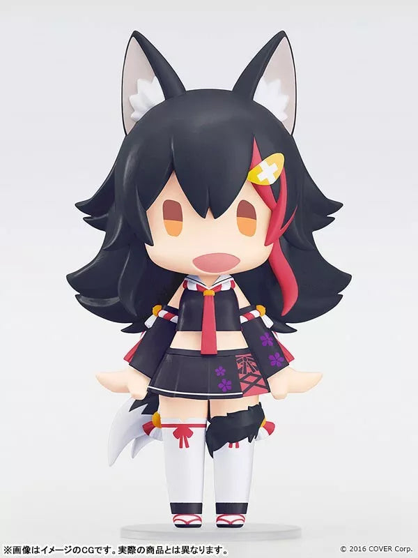 OLÁ! BOM SORRISO Hololive Production Ookami Mio Action Figure JAPÃO OFICIAL