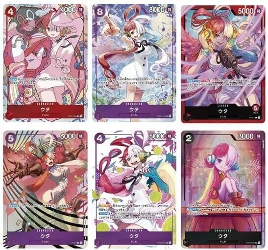 Bandai One -Piece Premium Card Collection UTA 6 Karten Japan offiziell