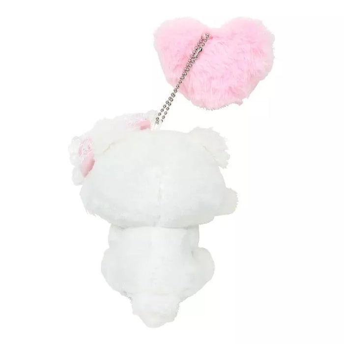 Sanrio Charmy Kitty Mascot Holder Heisei Born Character Fluffy Heart Plush JAPAN