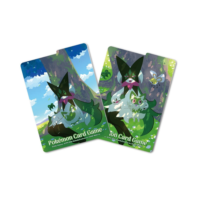 Pokemon Center Original Deck Case Sprigatito & Meowscara Sleeping JAPAN OFFICIAL