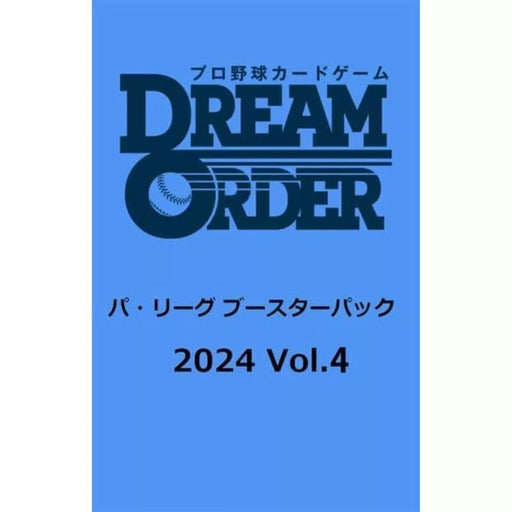 Professional Baseball Card DREAM ORDER Pacific League 2024 Vol.4 Booster Box TCG