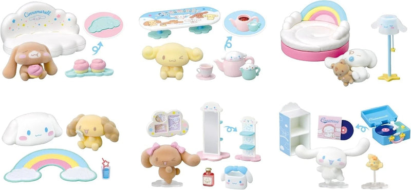 Re-Ment Sanrio Cinnamoroll Relaxing Living Room Full Set 6 BOX Re-Ment Sanrio Cinnamoroll Relaxing Living Room Full Set 6 BOX