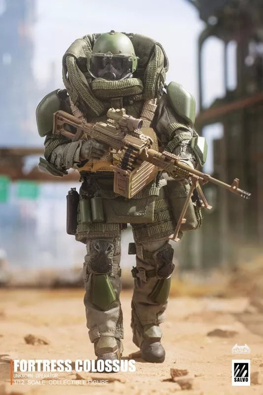 SALVO Série SA02 Fortress Colossus 1/12 Action Figure JAPÃO OFICIAL