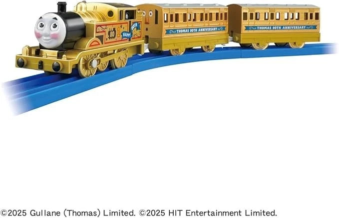 Takara Tomy Thomas & Friends Plarail 80th Anniversary Gold Thomas Train JAPAN