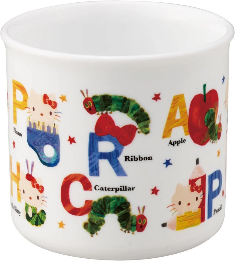 Skater Sanrio Hello Kitty x Very Hungry Caterpillar Plastic Cup Japan OFFICIAL