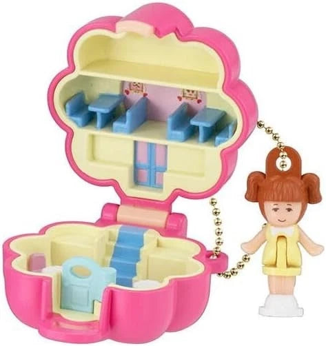BANDAI Polly Pocket Miniature Charm 2 Complete Set Capsule Toy JAPAN OFFICIAL