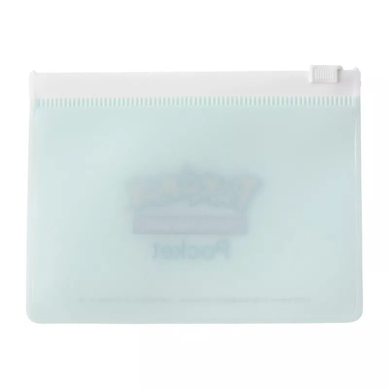 Bolsas de bolso e adesivos para jogos de cartas colecionáveis ​​originais do Pokémon Center Pikachu