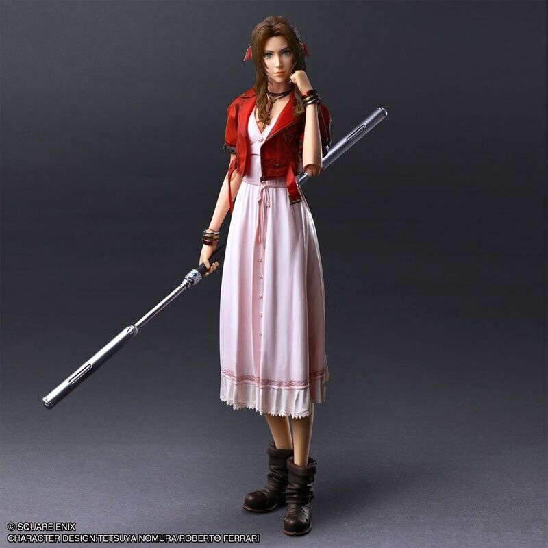 Final Fantasy VII Rebirth Play Arts Kai Aerith Gainsborough Action Figure Japon