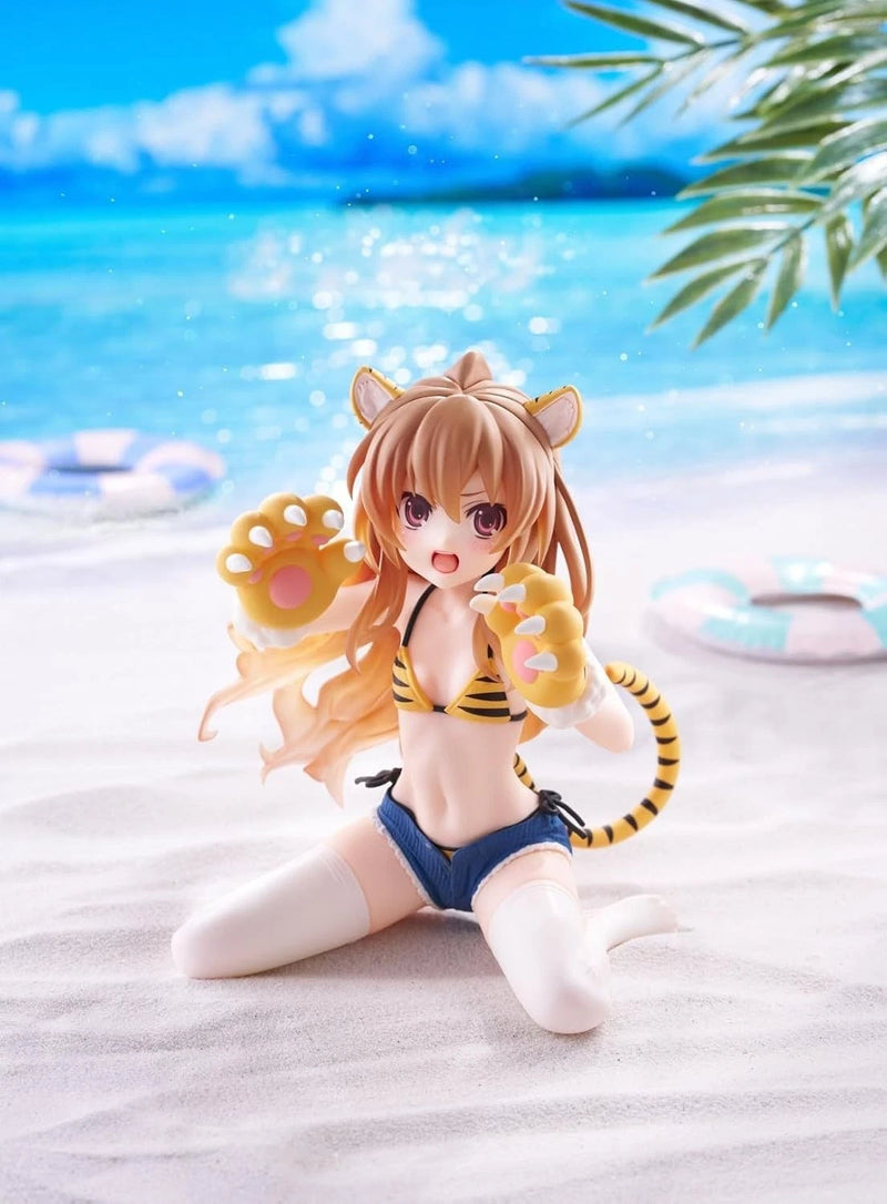 TAITO Desktop Cute Figure Toradora! Taiga Aisaka Tiger Swimsuit ver. JAPAN