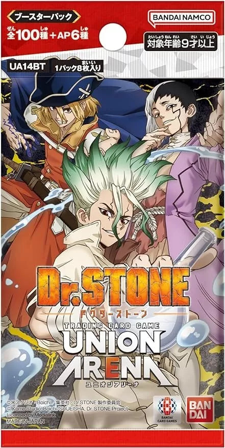BANDAI Union Arena Dr.STONE UA14BT Booster Pack Box TCG JAPAN OFFIZIELL