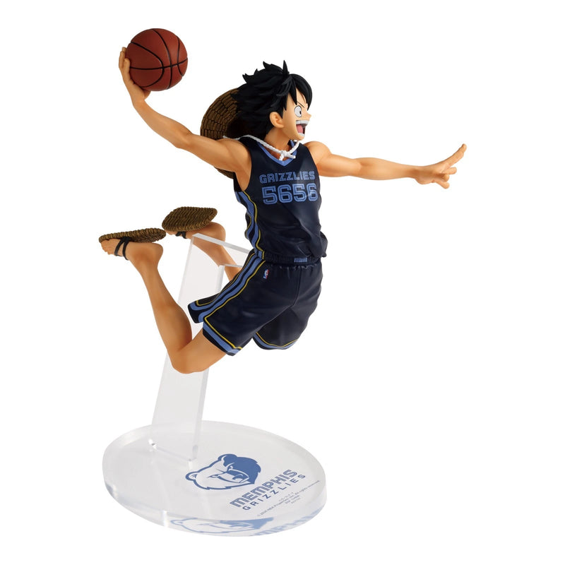 ONE PIECE x NBA Master Stars Piece The Monkey D Luffy Memphis Grizzlies Figure