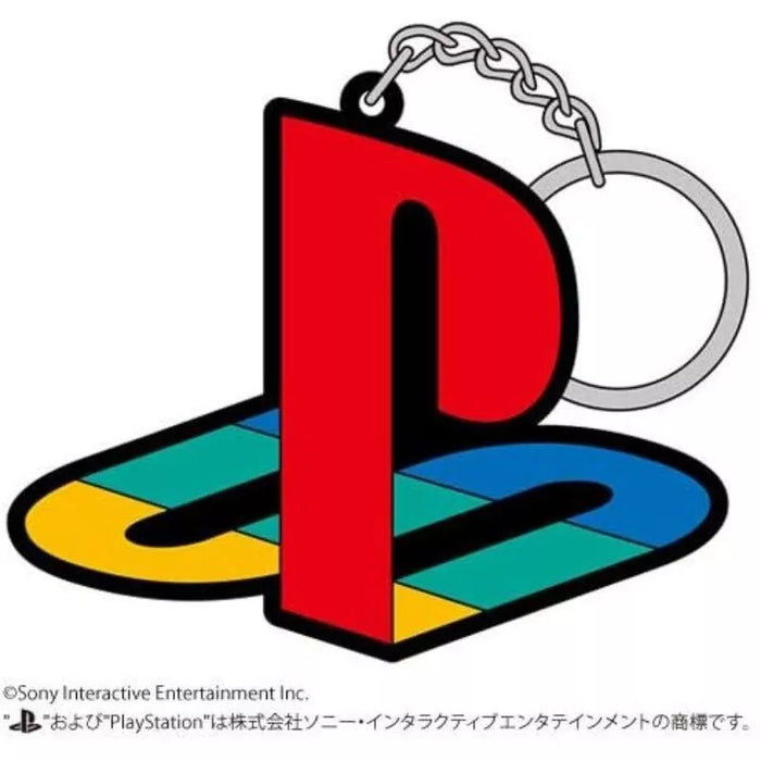 PlayStation Family Mark 1st Generation Keychain JAPAN OFFICIAL