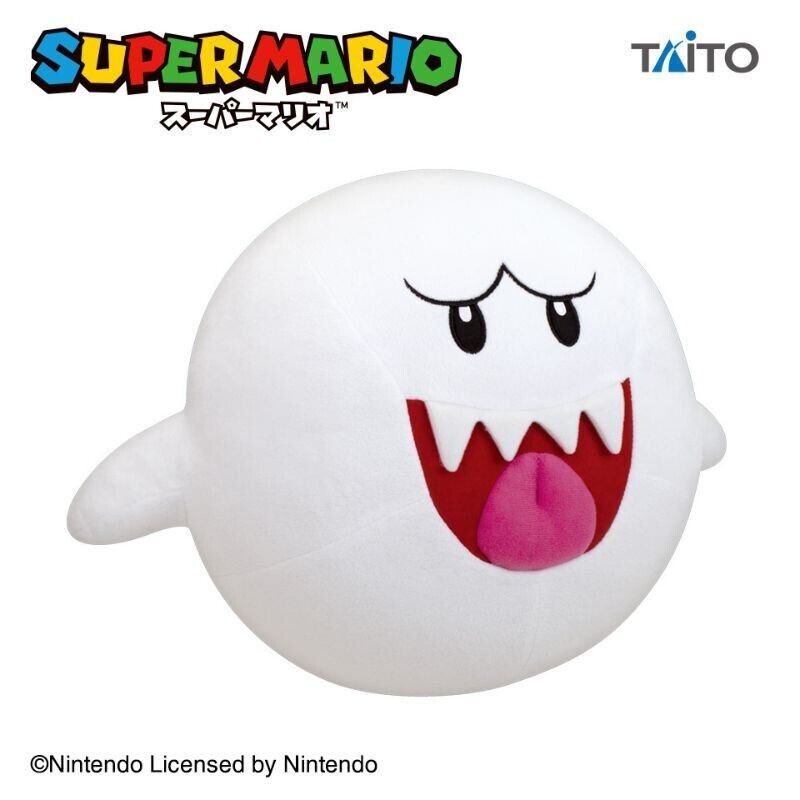 TAITO Super Mario Boo Super BIG Plush 42cm JAPAN OFFICIAL