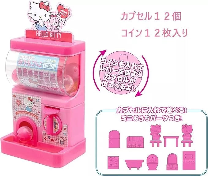 SANRIO Hello Kitty Capsule Gachapon Machine Giappone Officiale