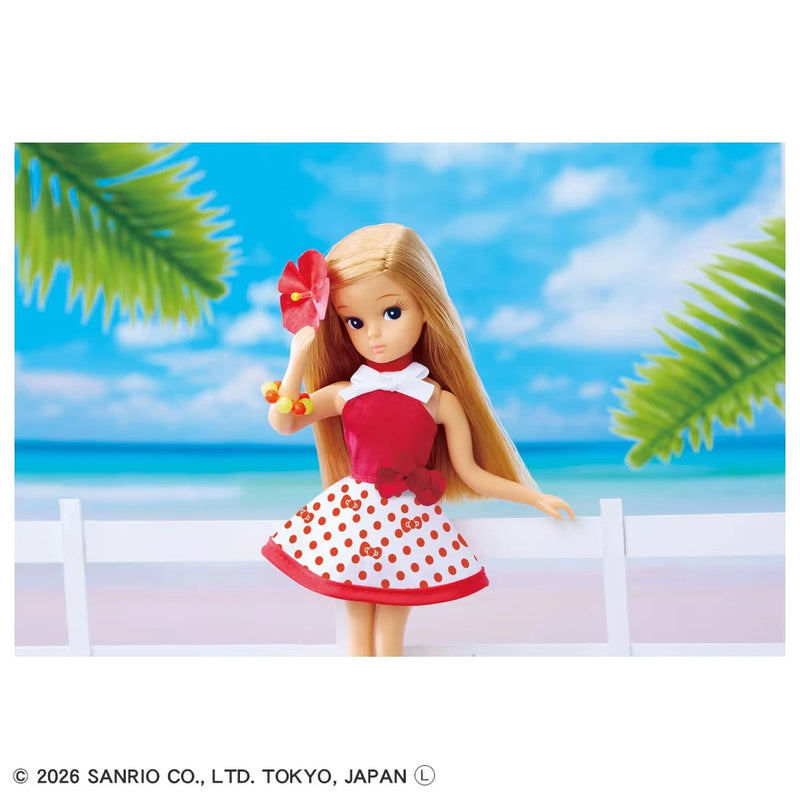 Takara Tomy Licca Chan Retro Licca Sun Kissed Kitty Vacation Doll JAPAN OFFICIAL