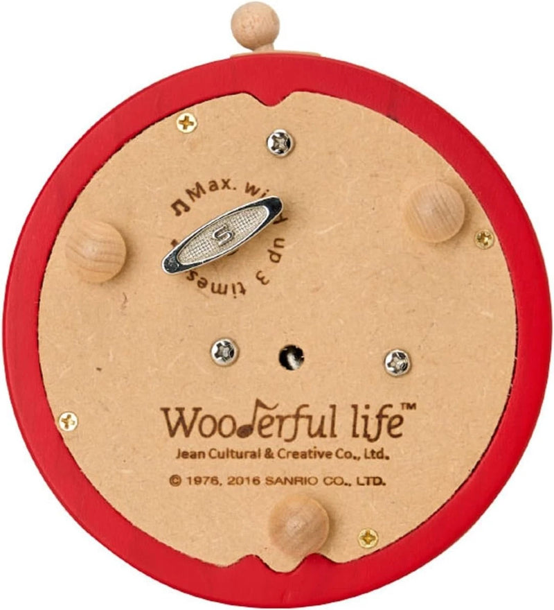 Sanrio Hello Kitty Wooden Music Box JAPAN OFFICIAL