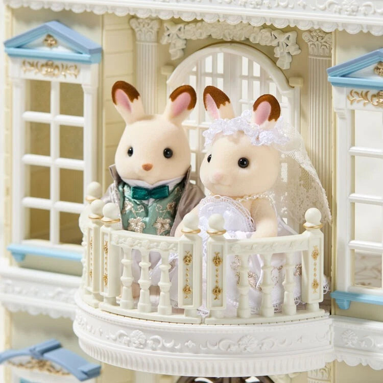 Epoch Sylvanian Families Lovely Wedding Pair Set Ivy Embroidery JAPAN OFFICIAL