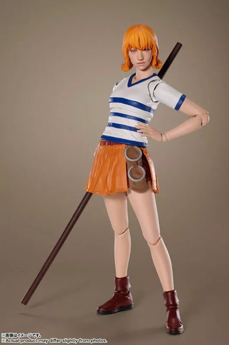 BANDAI S.H.FIGUARTS NETFLIX ONE PIÇÃO NAMI Ação Figura Oficial Japão