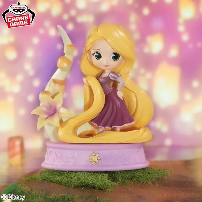 Banpresto Q Posket Stories Disney Personali Rapunzel Figura Giappone Funzionario