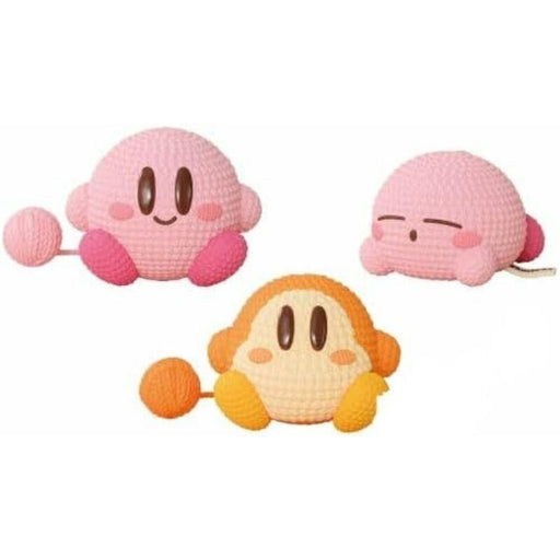 BANDAI Kirby of the Stars Amikotto Petit Kirby & Waddle Dee Figure Set of 3