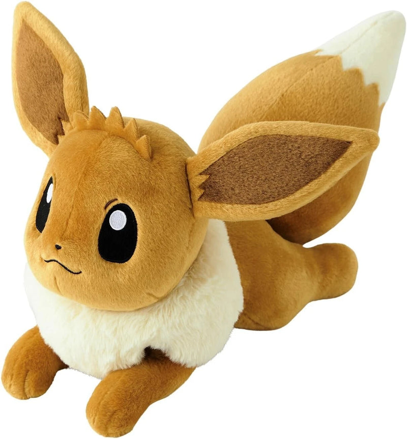 Pokemon Center Original Nesoberi Eevee Muñeco de peluche de tamaño real OFICIAL DE JAPÓN