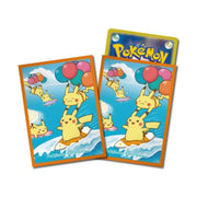 Pokemon Center Original Card Sleeves Surfing Pikachu & Flying Pikachu Orange Ver