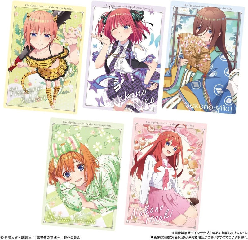 BANDAI The Quintessential Quintuplets Wafer 20 Pack BOX TCG JAPAN OFFICIAL