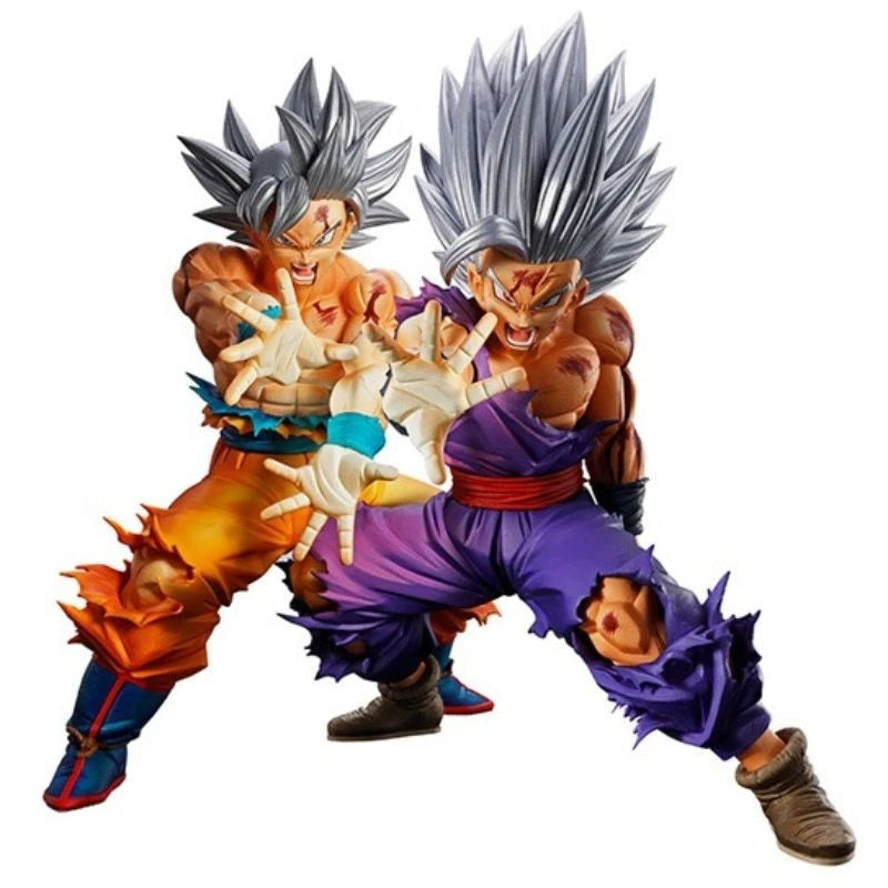 BANDAI Dragon Ball Super Son Goku Ultra Instinct & Son Gohan Beast Figure JAPAN