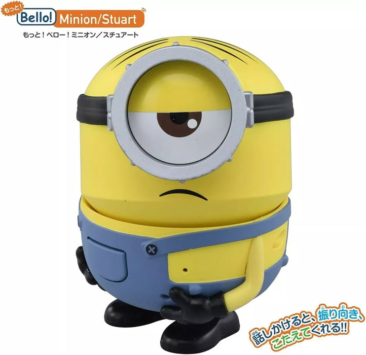 Takara Tomy Minions la montée de Gru Bello Stuart Talking Toy Japan Official