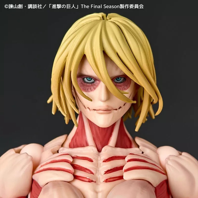 Kaiyodo Revoltech Incrível Yamaguchi Attack on Titan Figura de ação feminina Titan