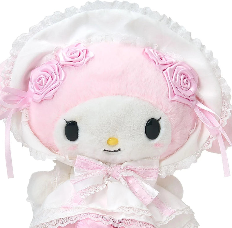 Sanrio My Melody White Frill Plush Doll JAPAN OFFICIAL