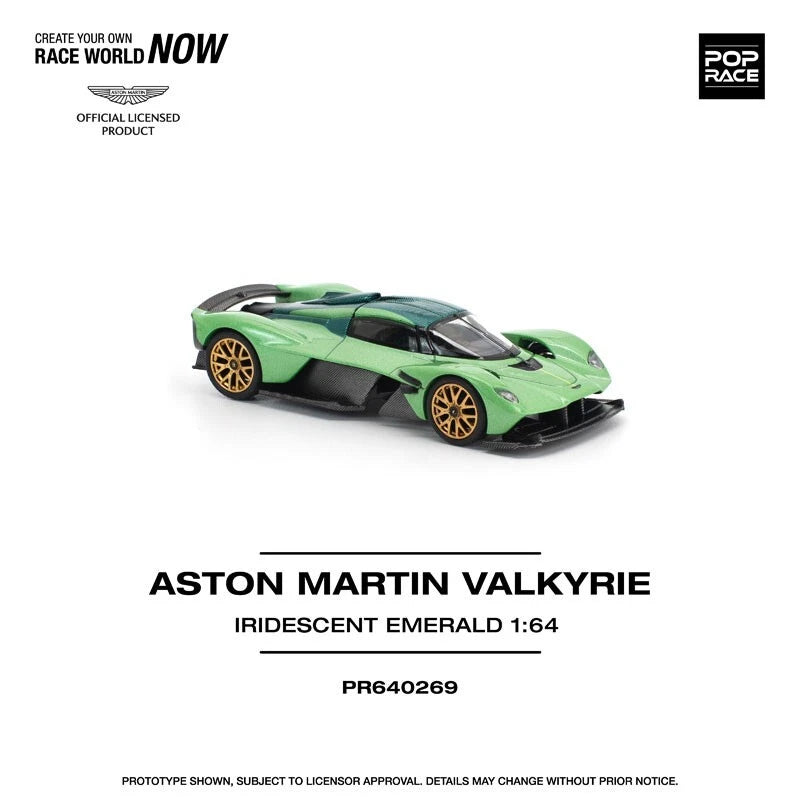 Aston Martin Valkyrie Iridescent Emerald 1/64 Voiture miniature JAPON OFFICIEL