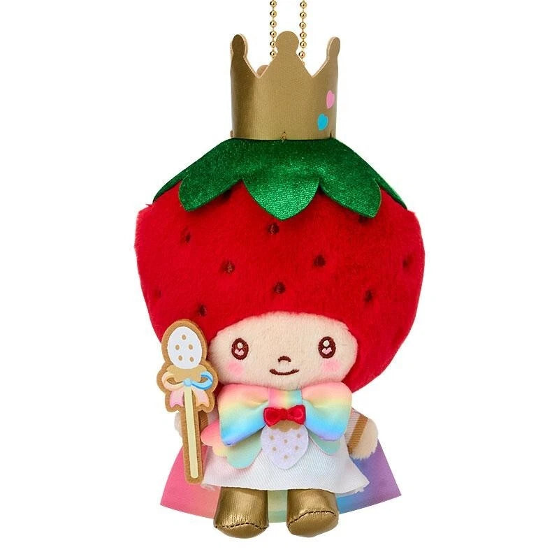 Sanrio Porte-mascotte Strawberry Newspaper 50e anniversaire Strawberry King Peluche
