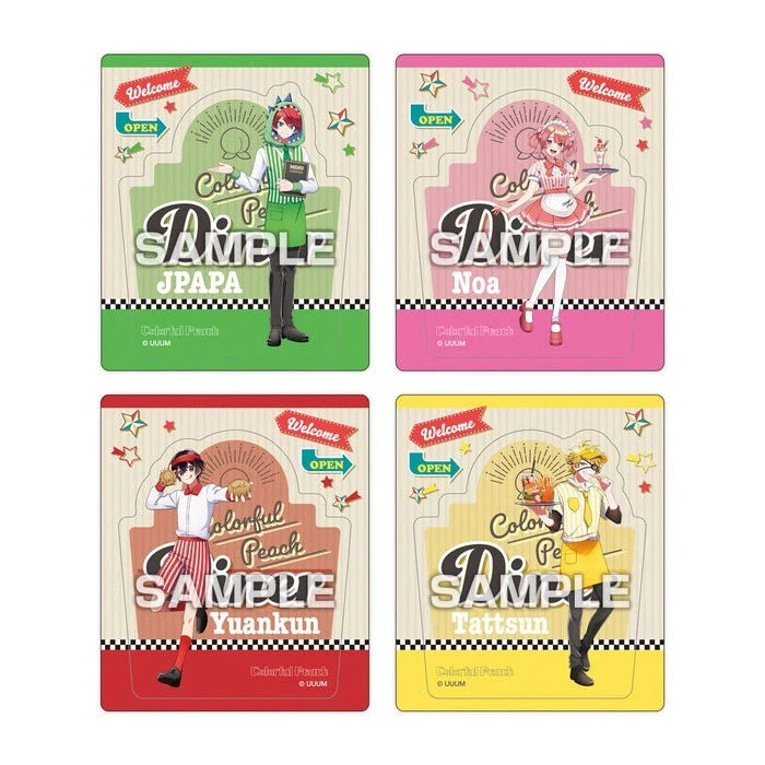 Colorful Peach Magnet Collection Gum 14Pack Box Candy Toy JAPAN OFFICIAL