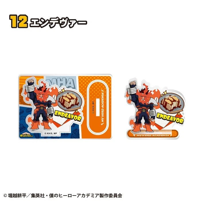 My Hero Academia Chara Gourmet Acrylständer 20er-Pack Box Süßigkeitenspielzeug JAPAN OFFIZIELL