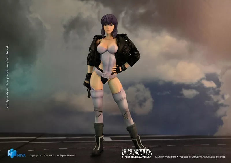 Ghost in the Shell Stand Alone Complex Motoko Kusanagi 1/12 Action Figure JAPAN