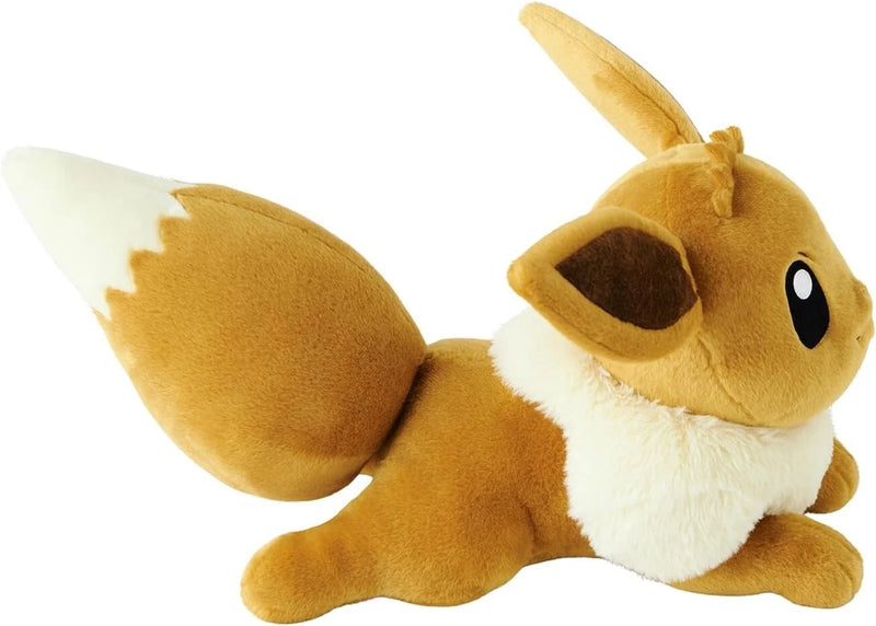 Pokemon Center Original Nesoberi Eevee Muñeco de peluche de tamaño real OFICIAL DE JAPÓN